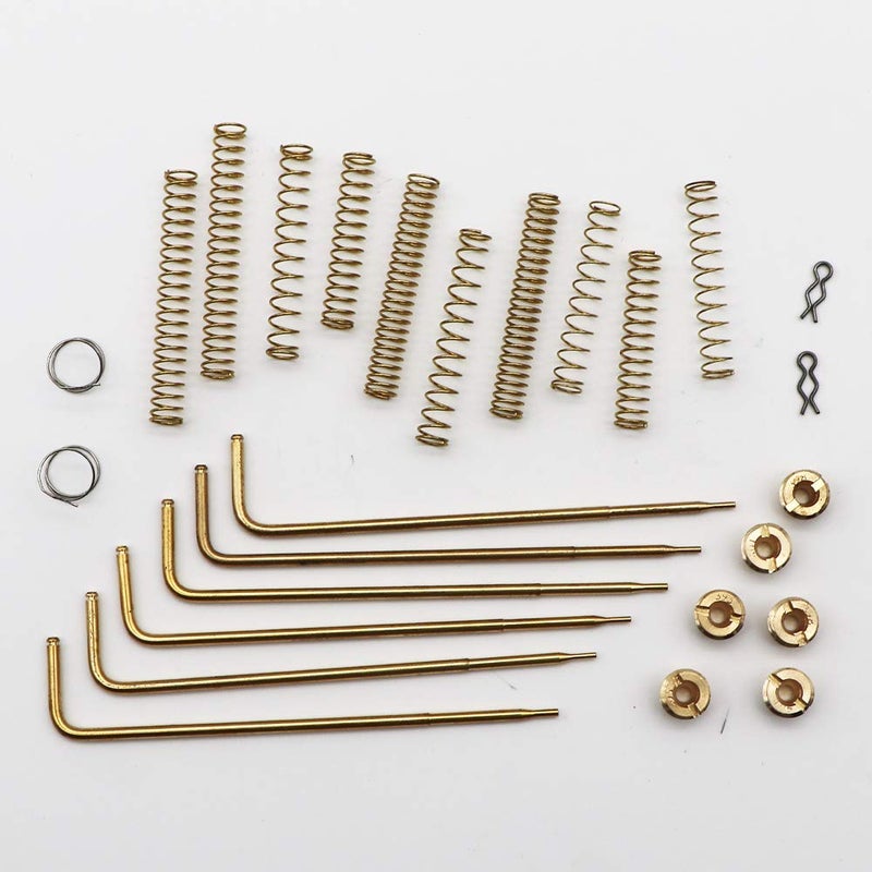 KIPA Carburetor Calibration Tuning Kit For CFM 1400 1404 1405 1406 1407 1408 1409 1411 WPA 1487 Carter AFB Carburetor Jets Rods Springs Jets sizes 95 98 101 Metering Rod & Rod Retainers - Image 4